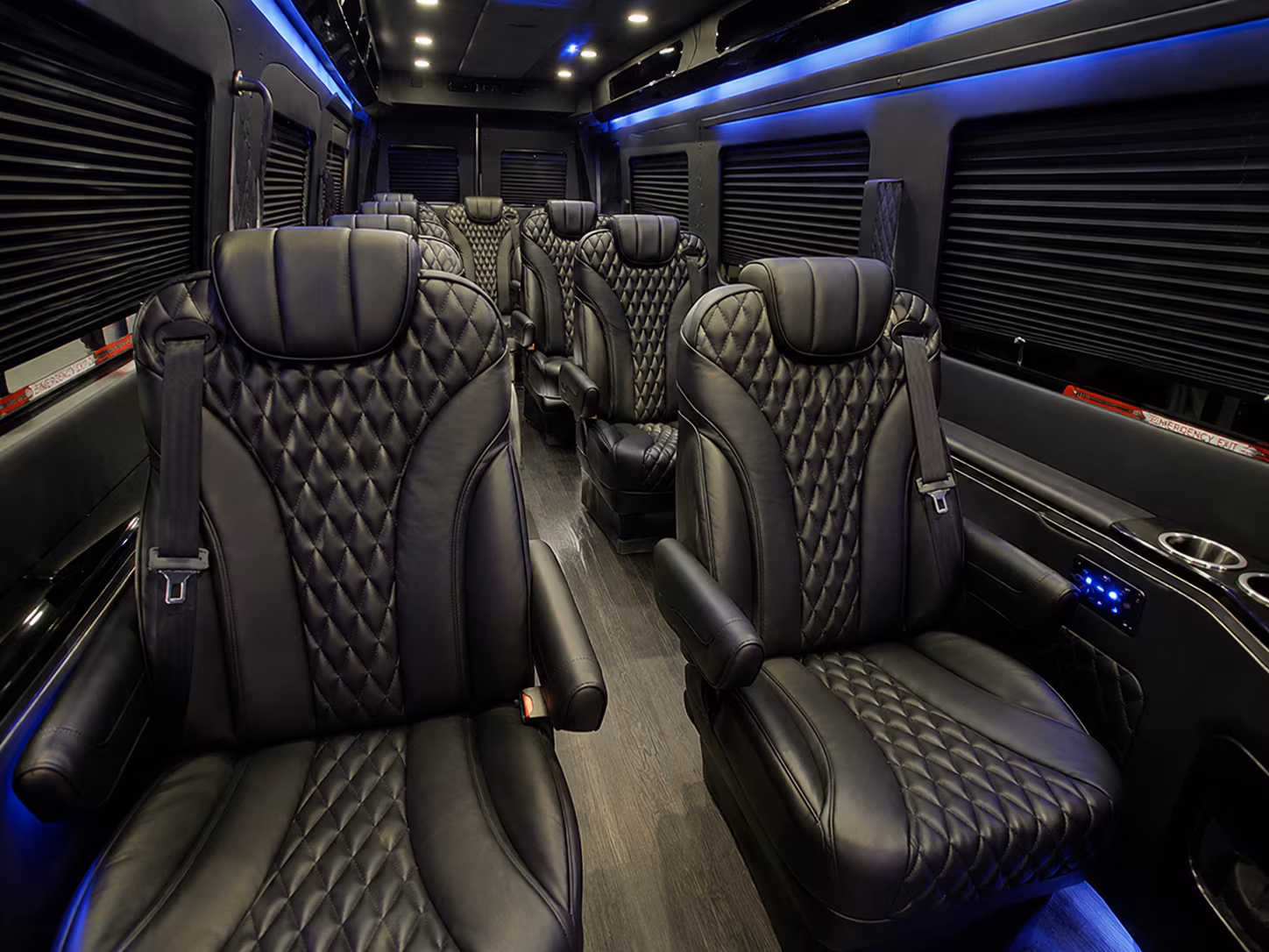 santa fe employee transportation onboard seating